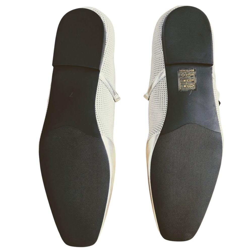 Mary Jane Single Strap Mary Jane Silver | Size 7 Women’s | Cosy Island - Picture 7 of 8